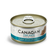 Canagan Grain Free For Cat Tuna with Mussels  無穀物吞拿魚伴青口配方 75g X 12